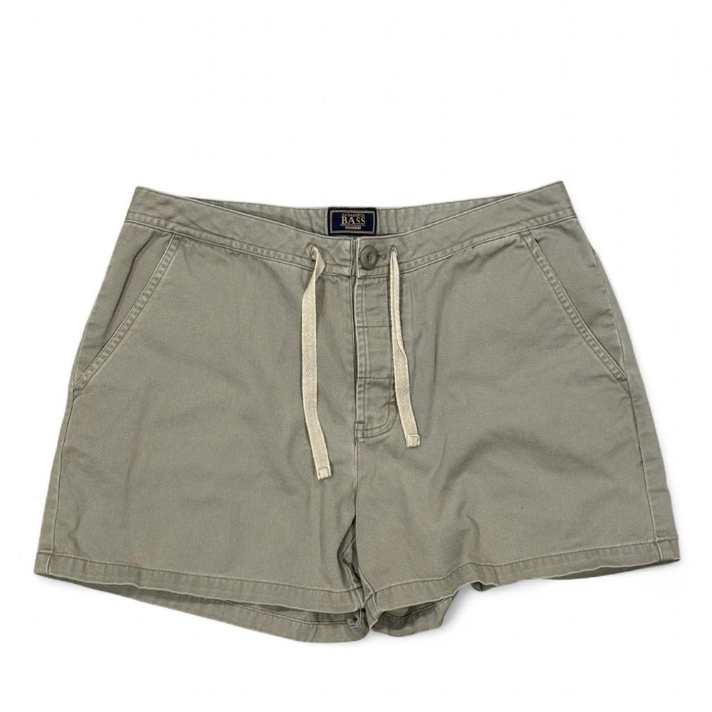 Vintage Y2K Bass Green Cargo Drawstring Shorts Size XS